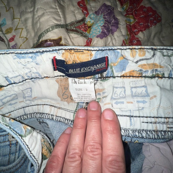 Blue Exchange Jeans Juniors Size 3 - Picture 6 of 7